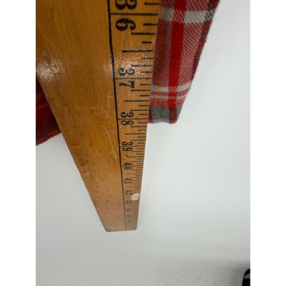 Toad&Co Pajama Pant Women Large Flannel Plaid ComfyCore Loungewear Orange & Gray - Picture 7 of 9